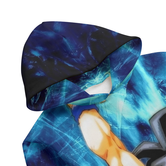 Dragon Ball Z Son Goku Cool Blue Aura Energy Ball Kids' Hoodie