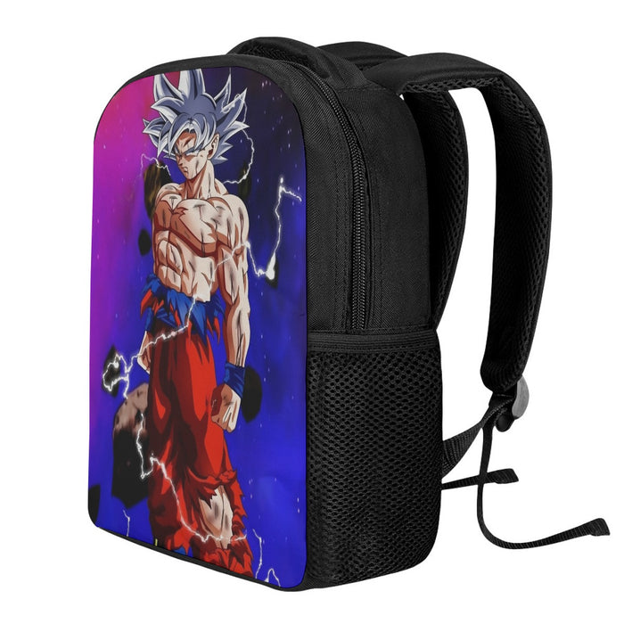 Awesome Ultra Instinct Silver Hair Goku DBZ Kids Backpack