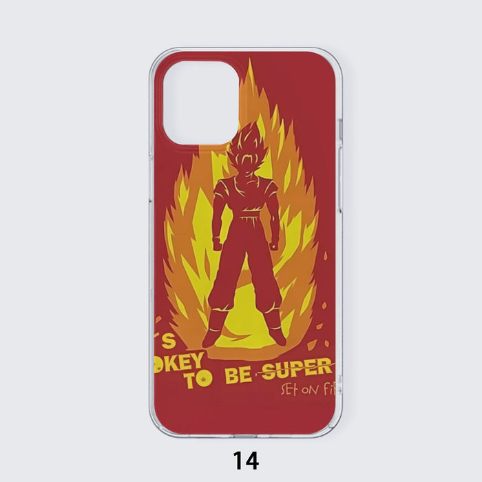 Dragon Ball Z Shirt  Son Goku On Fire Its Okay To Be Super Saiyan Iphone 14 Case