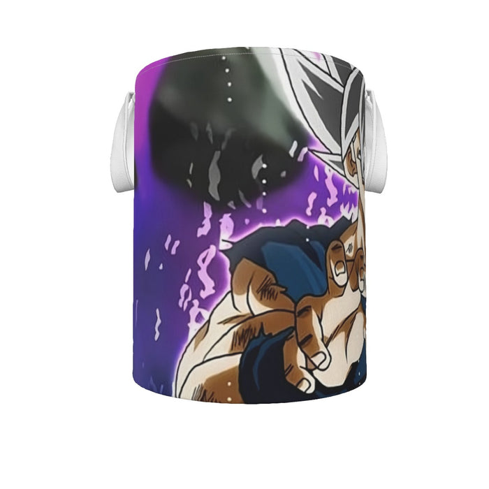 Dragon Ball Z Goku Ultra Instinct Form White Hair Laundry Basket