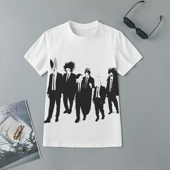 Dragon Ball Characters With Reservoir Dogs Movie Pose Kids T-Shirt