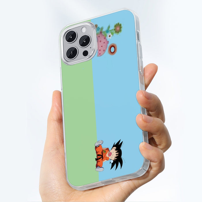 Dragon Ball Goku Kid Cute Day Dreamer Sleeping Anime Design iPhone 13 Case