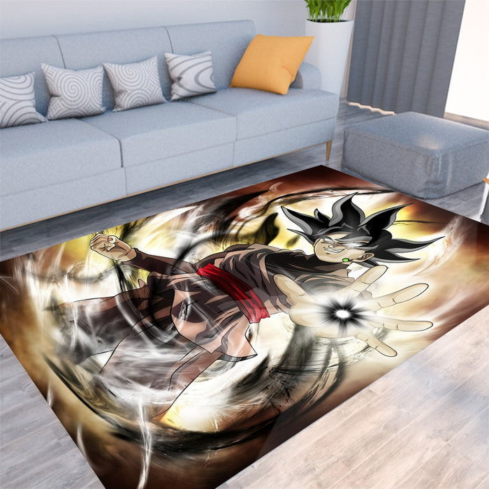 Dragon Ball Super Shirt  Black Goku Black Hole Creation Rug