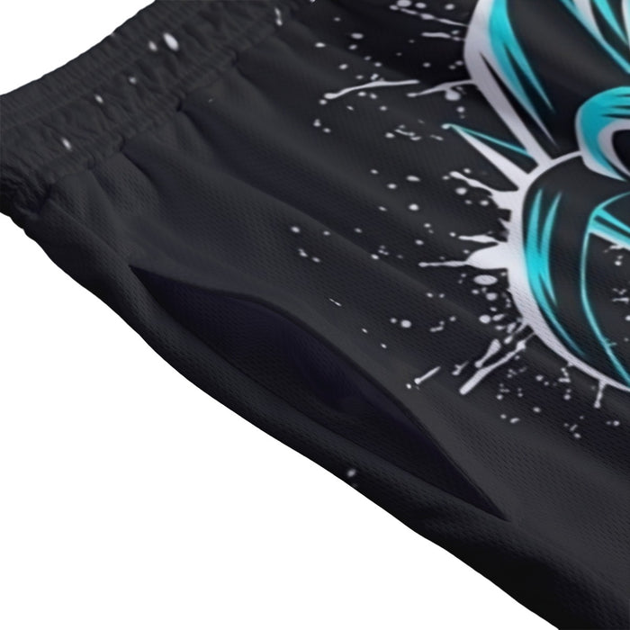 Dragon Ball Super  SSJ Blue Goku Rage Mesh Shorts