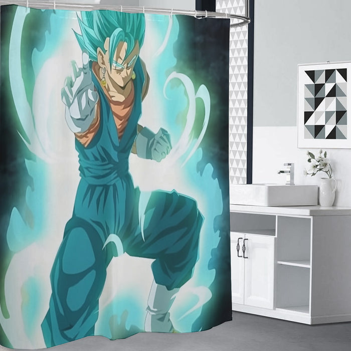 Dragon Ball Vegito Potara Fusion Dope 3D Full Print Shower Curtain