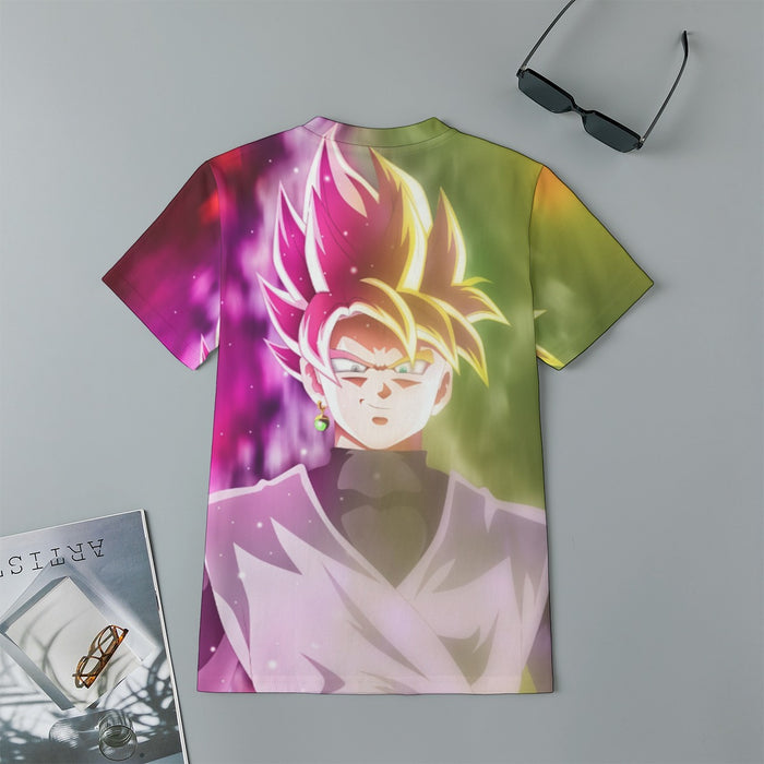 Dragon Ball Super Saiyan Black Goku Rose 2 Epic Style Kids T-Shirt