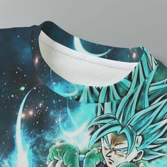 Dragon Ball Gogito 2 Blue Super Saiyan Kaioken Cool Kids T-Shirt