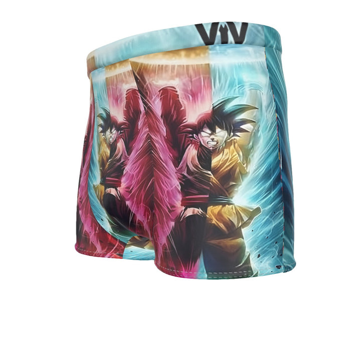 Dragon Ball Super Black Goku SSGSS Goku Spirit Bomb Men's Boxer Briefs