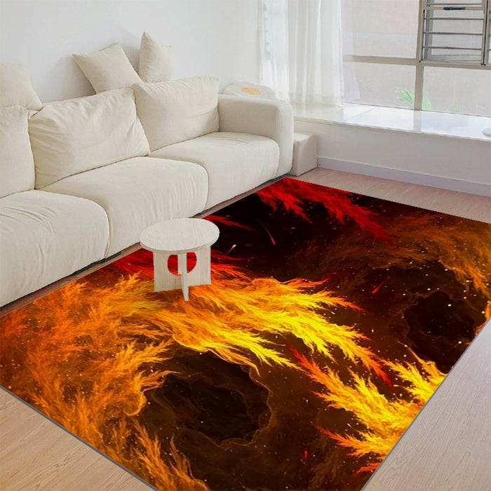 Dragon Ball Z Super Saiyan Orange Aura Dope Streetwear Rug