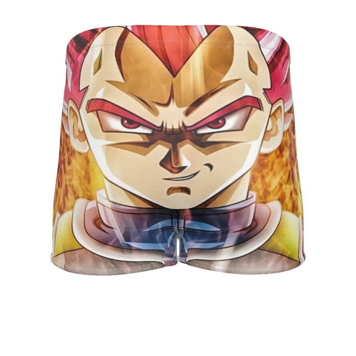 Dragon Ball Super Saiyan God Red Vegeta Cool Casual Men's Boxer Briefs