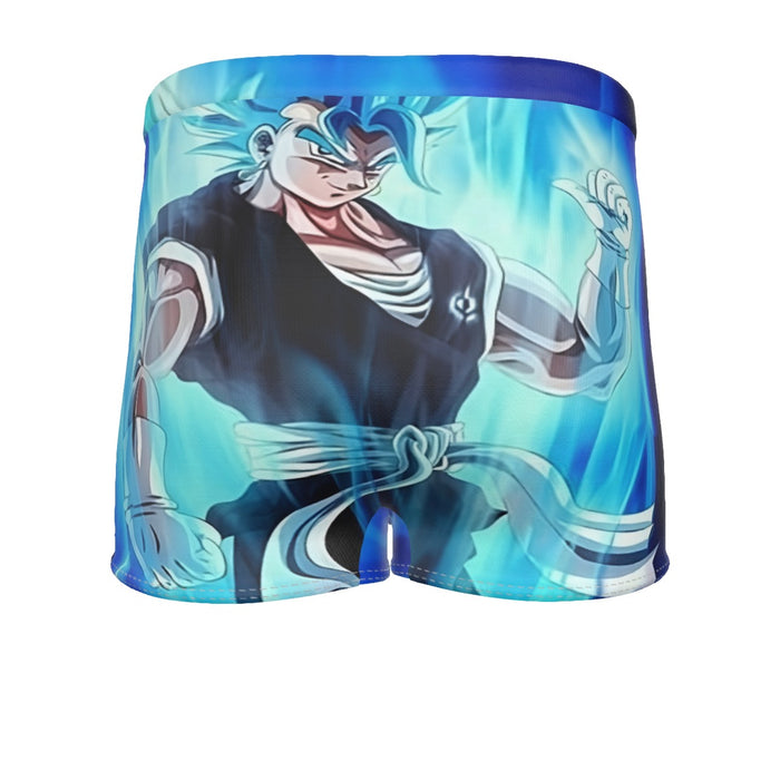 Dragon Ball Z Super Saiyan Vegito Blue Charge Aura Men's Boxer Briefs