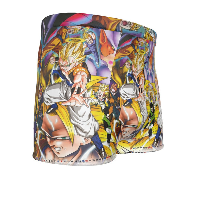 Dragon Ball Super Gogeta Super Saiyan Fusion Streetwear Design Men's Boxer Briefs