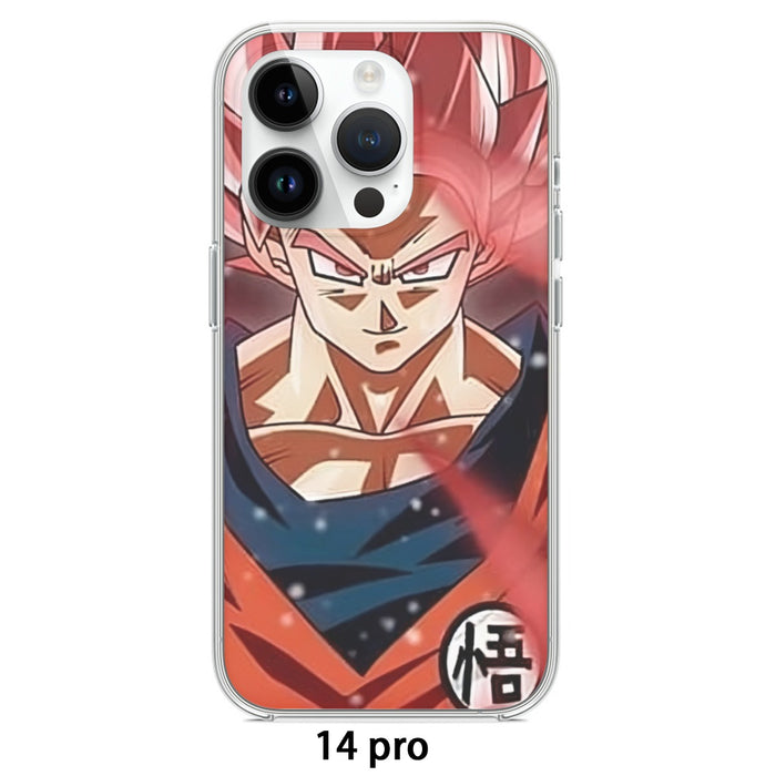 Dragon Ball Son Goku Super Saiyan Rose Portrait Cool Iphone 14 Case