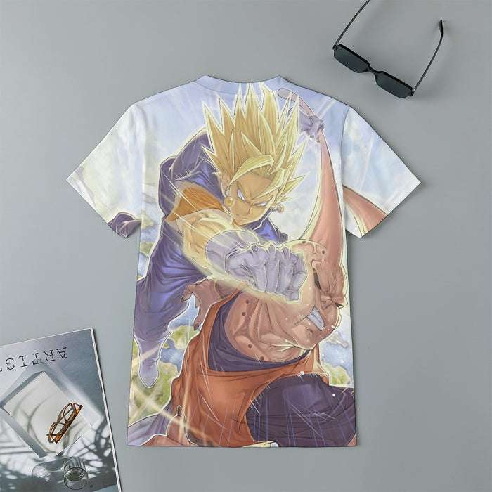 Dragon Ball Z Vegito Punching Super Buu Kids T-Shirt