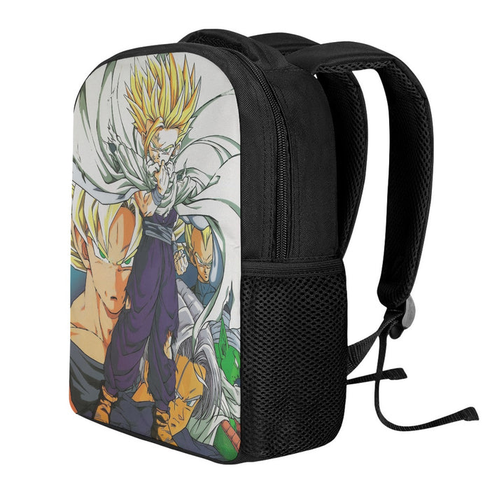 Dragon Ball Teen Gohan Super Saiyan Goku Vegeta Trunks Super Style Backpack