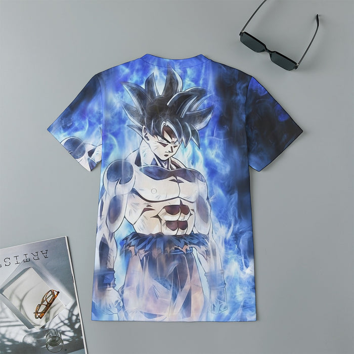 Dragon Ball Super Goku Ultra Instinct Blue Cool Casual Kids T-Shirt