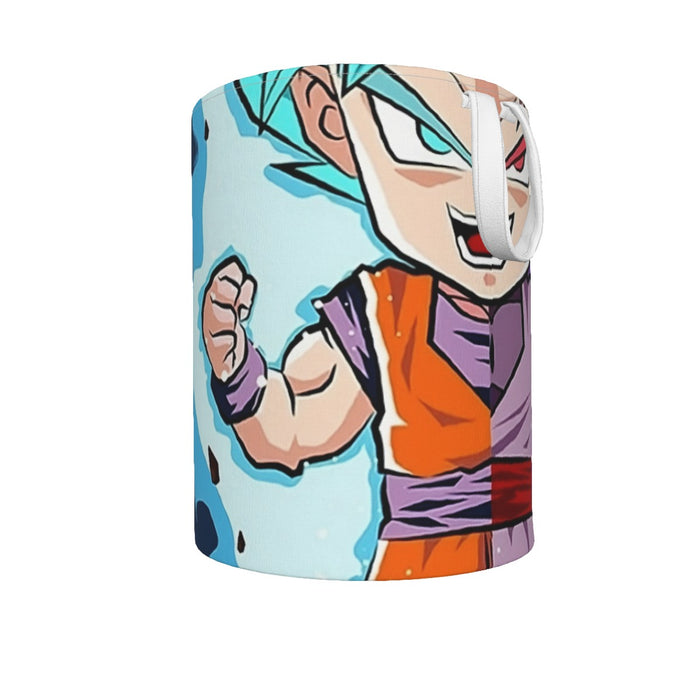 DBZ Goku Zamasu SSGSS God Blue Rose Super Saiyan Chibi Laundry Basket