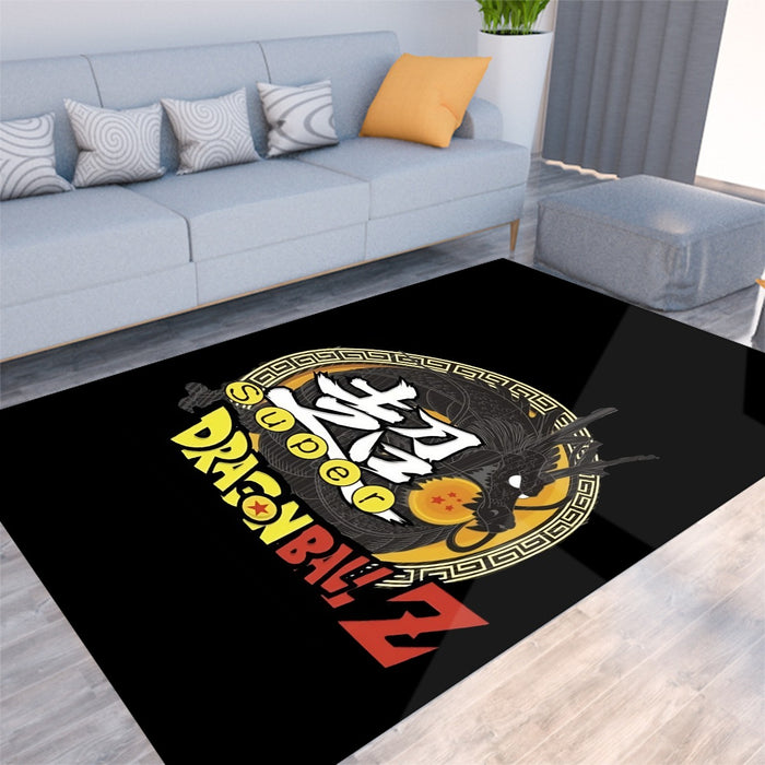 Dragon Ball Z Super Kanji Epic Dragon Spirit Shenron Rug