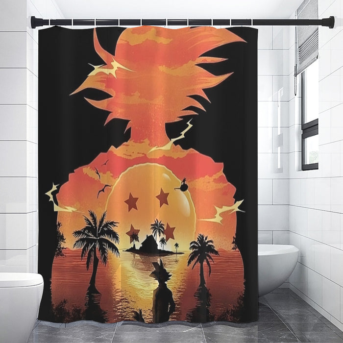 Four Star Dragon Ball  Shower Curtain