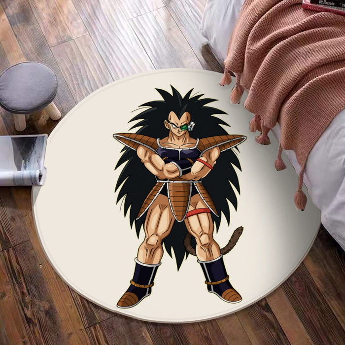 Dragon Ball Z Cool Saiyan Raditz Pride and Proud Round Mat