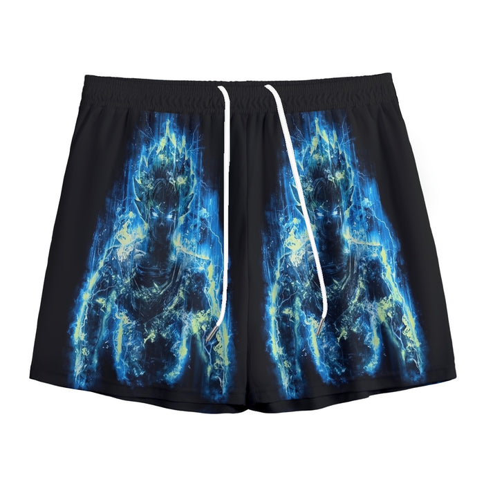 Dragon Ball Super Goku Super Saiyan Kaioken Dope Aura Mesh Shorts