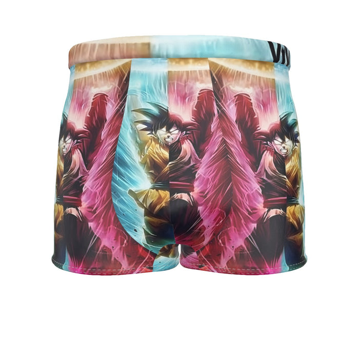 Dragon Ball Super Black Goku SSGSS Goku Spirit Bomb Men's Boxer Briefs