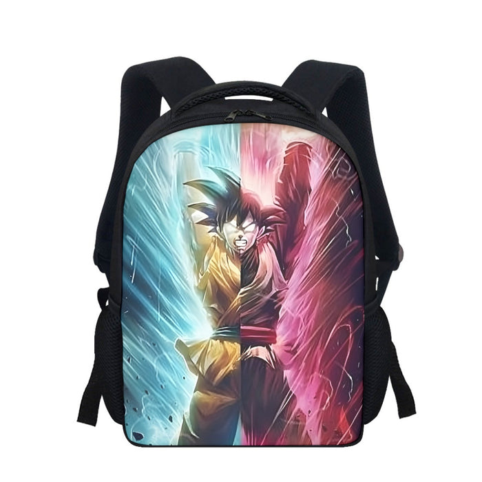 Dragon Ball Super Shirt Black Goku SSGSS Goku Spirit Bomb Backpack