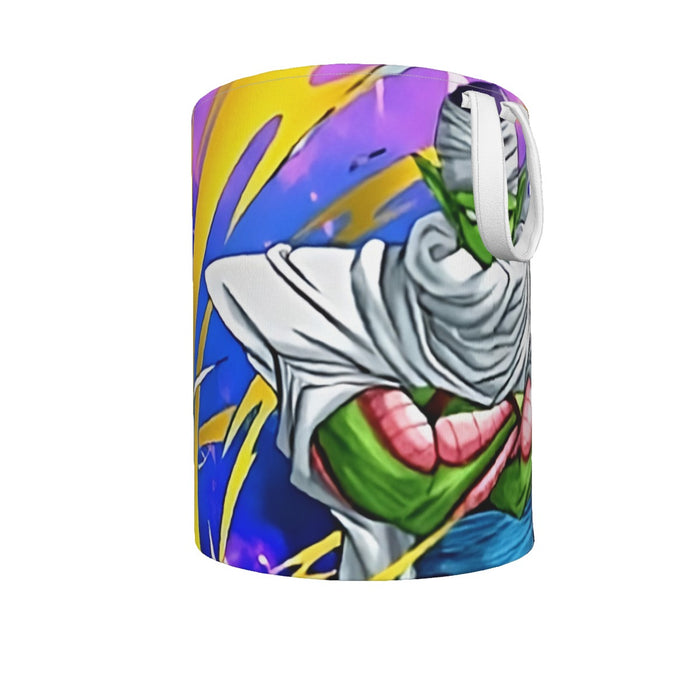 Dragon Ball Angry Piccolo Waiting Fight Aura Yellow Fashion Laundry Basket