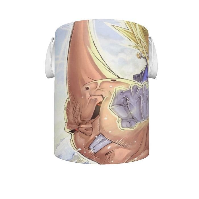 Dragon Ball Z Vegito Punching Super Buu Laundry Basket