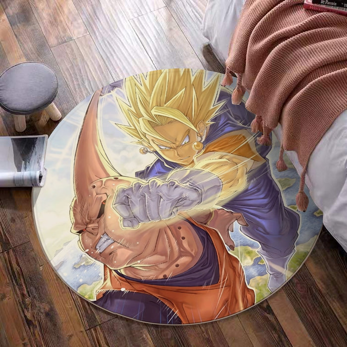 Dragon Ball Z Vegito Punching Super Buu Round Mat