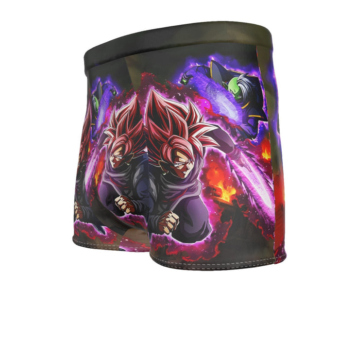 DBZ Goku Black Zamasu Super Saiyan Rose Dope Vibe Men's Boxer Briefs