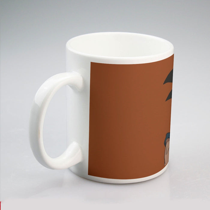 Goku Orange Minimalistic Background Mug