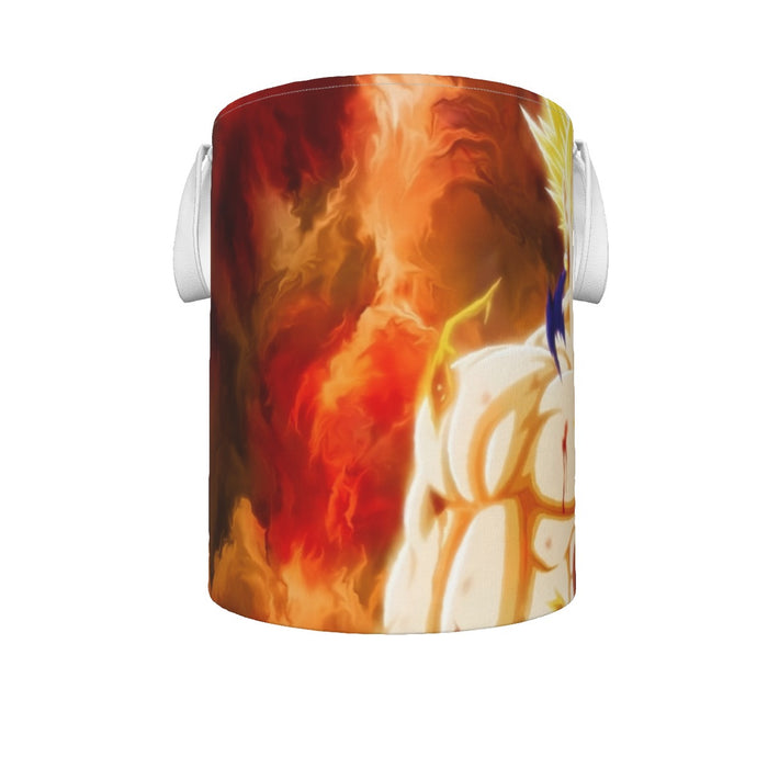 Dragon Ball Z Vegito Super Saiyan Angry Bruised Dope Laundry Basket