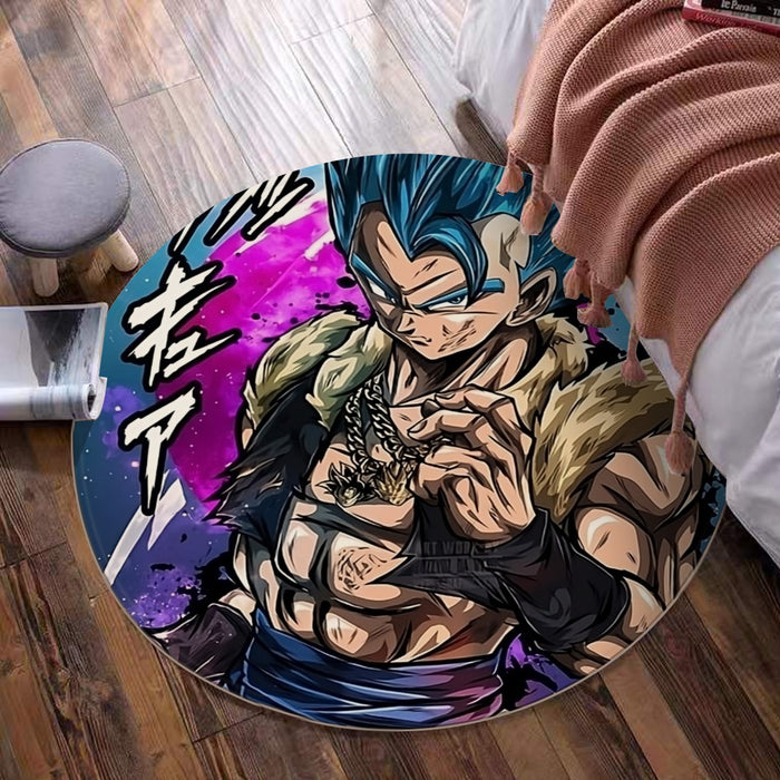 Super Saiyan Blue Gogeta Round Mat