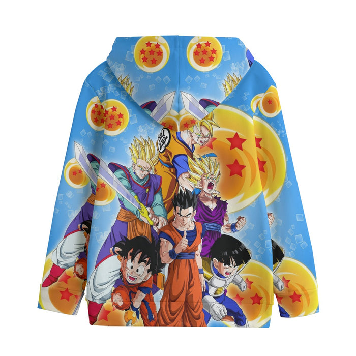 Son Gohan Evolution Dragon Ball Z Kids' Hoodie