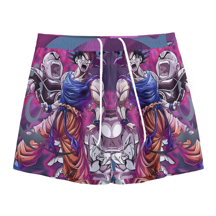 Dragon Ball Z Krillin Mesh Shorts