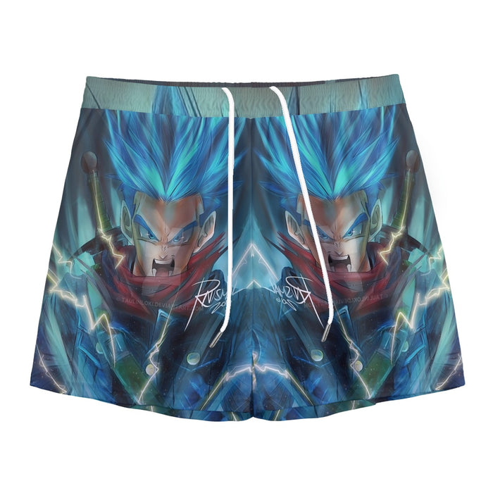 Dragon Ball Super Future Trunks Rage Mesh Shorts