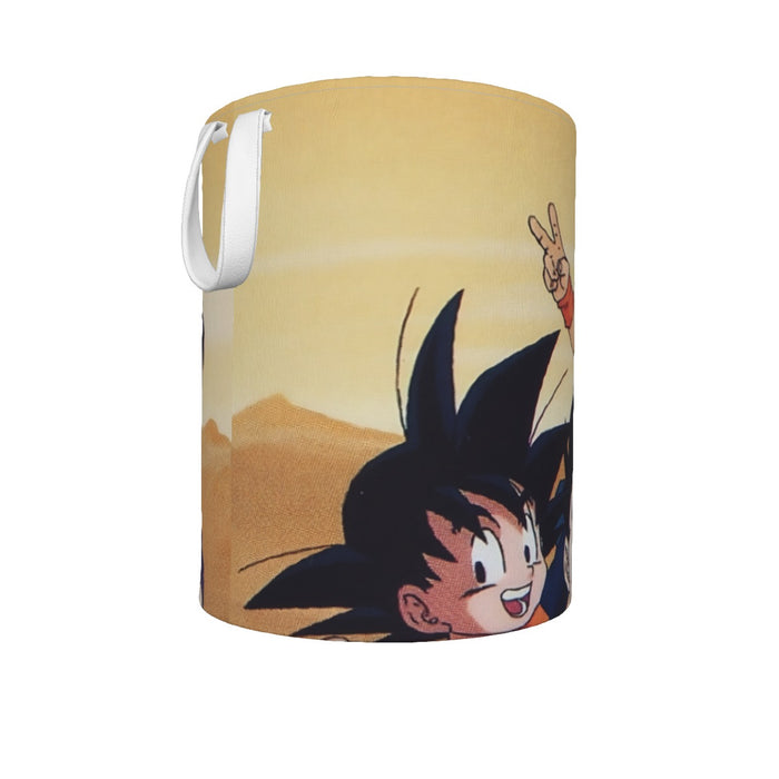 Dragon Ball Son Goku Happy Family Laundry Basket