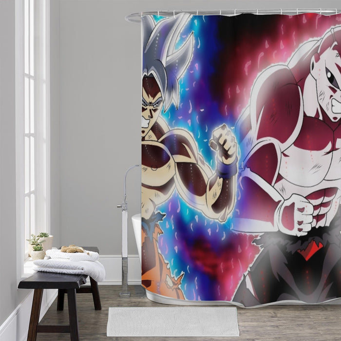 Dragon Ball Super Goku vs Jiren Fierce Battle Full Print Shower Curtain