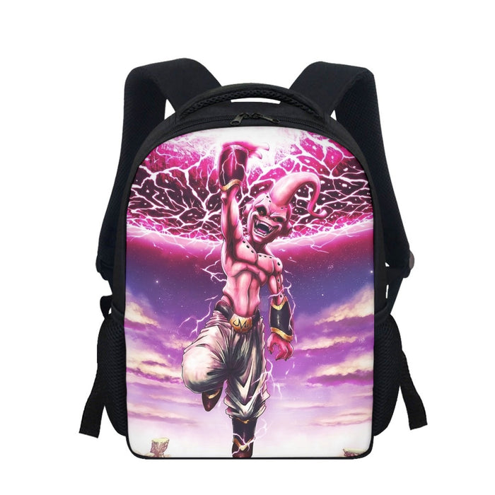 DBZ Kid Buu Super Villain Giant Ki Blast Realistic Design Backpack