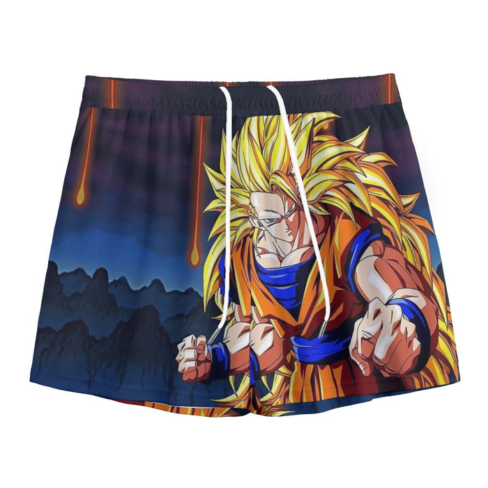 Super Saiyan 3 Goku Mesh Shorts