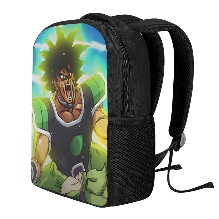 Dragon Ball Z Broly Wearing His Control Mechanism Backpack