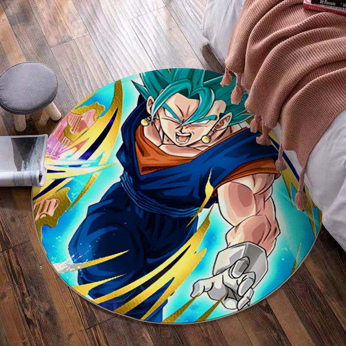 Dragon Ball Super Vegito Ultra Instinct Cool Colorful Round Mat