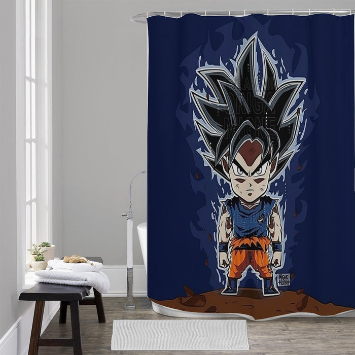 Son Goku Ultra Instinct Shower Curtain
