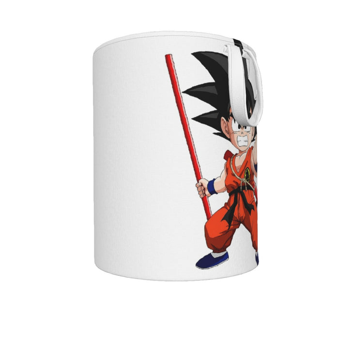 Kid Goku Fighting Dragon Ball Z Laundry Basket