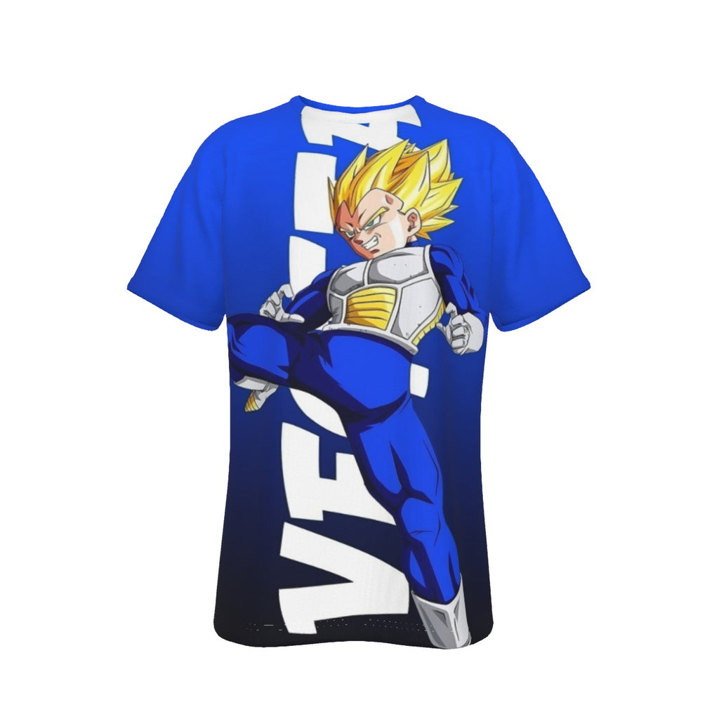 Vegeta With Background Word Dragon Ball T Shirt