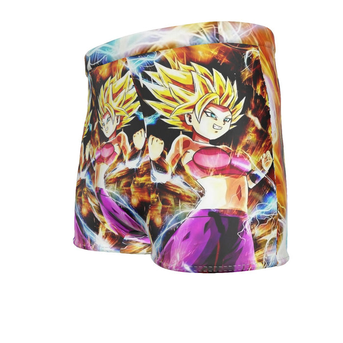 Dragon Ball Super Caulifla Super Saiyan 2 Epic Casual Men's Boxer Briefs