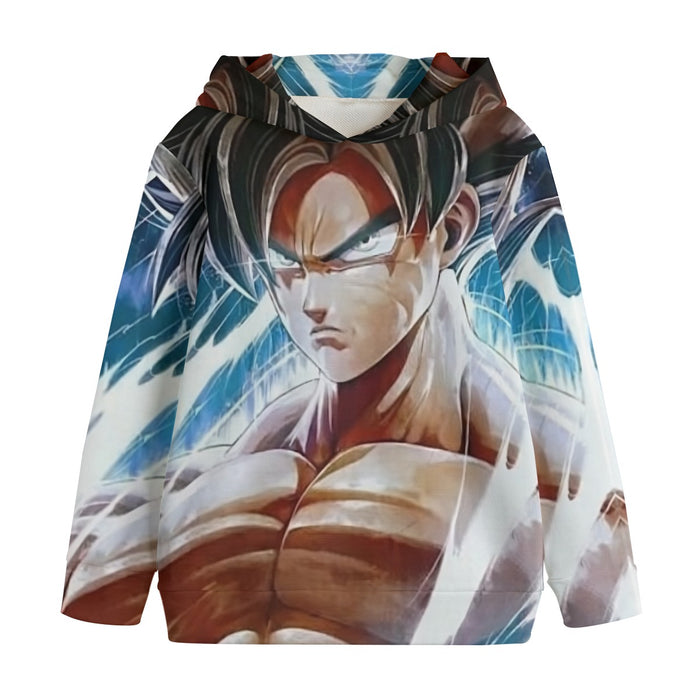 Dragon Ball Super Ultra Instinct Goku Manga Kids' Hoodie