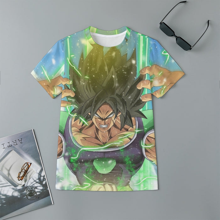 Dragon Ball Super Transforming Broly Kids T-Shirt