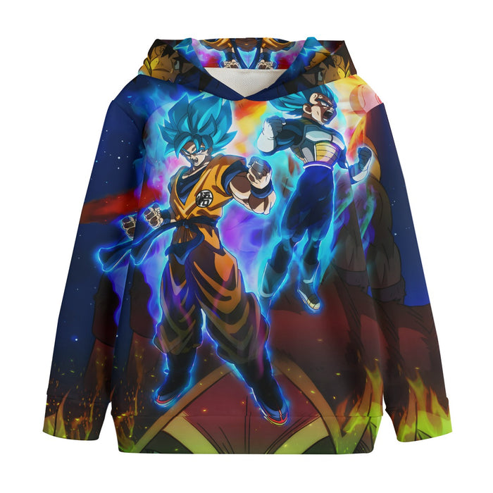 DBZ Legendary Broly Son Goku Vegeta Super Saiyan Blue Kids' Hoodie